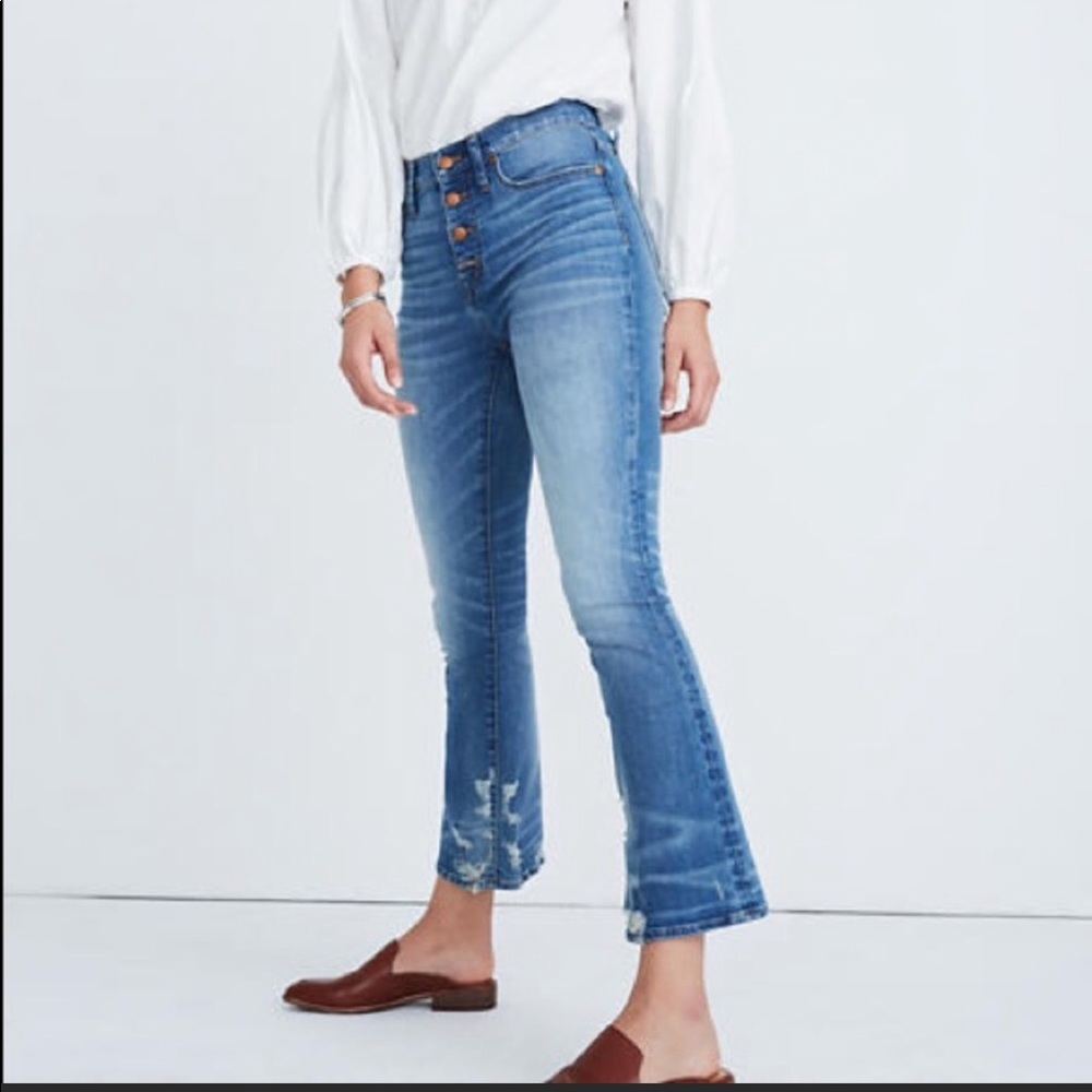 Madewell Petite Cali Demi-Boot Cropped Pants